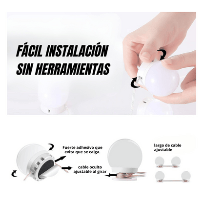 LUCES LED PARA ESPEJO