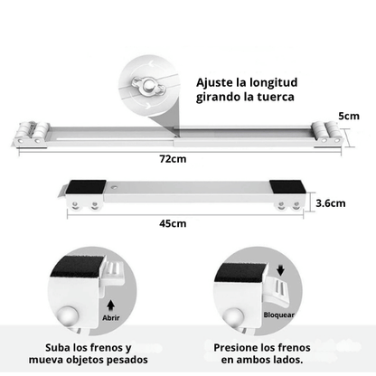 SOPORTE AJUSTABLE DE ELECTRODOMÉSTICOS