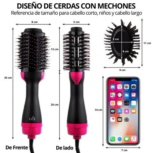 CEPILLO 3 EN 1 SECADOR