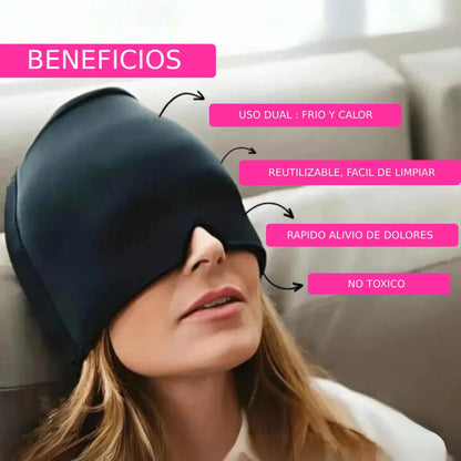 GORRO DE GEL ANTI MIGRAÑA Y ESTRES