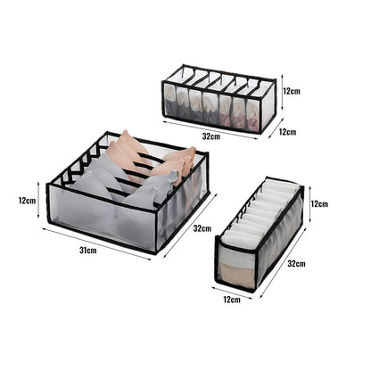 ORGANIZADOR DE ROPA (SET 3PCS)