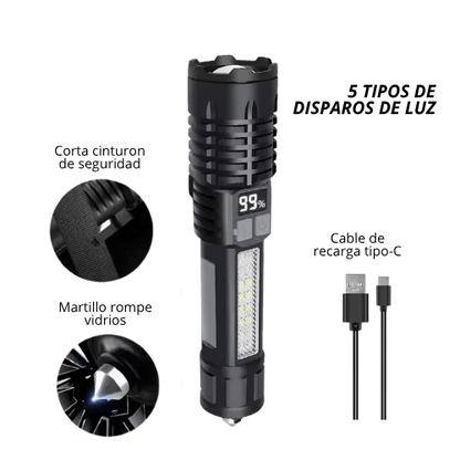 LINTERNA MULTIFUNCION DE DEFENSA PERSONAL