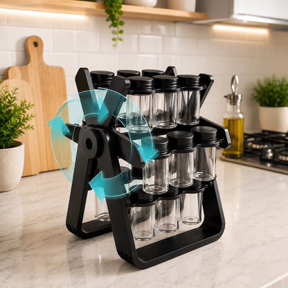 CONDIMENTERO GIRATORIO 18PCS