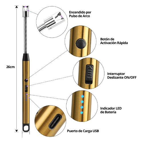 ENCENDEDOR RECARGABLE