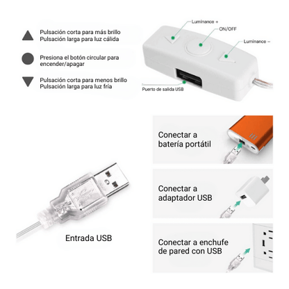 LUCES LED PARA ESPEJO