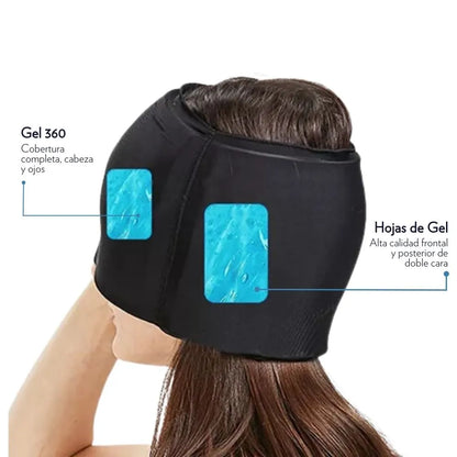 GORRO DE GEL ANTI MIGRAÑA Y ESTRES