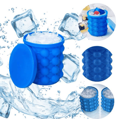 MOLDE PARA CUBITOS DE HIELO DE SILICONA