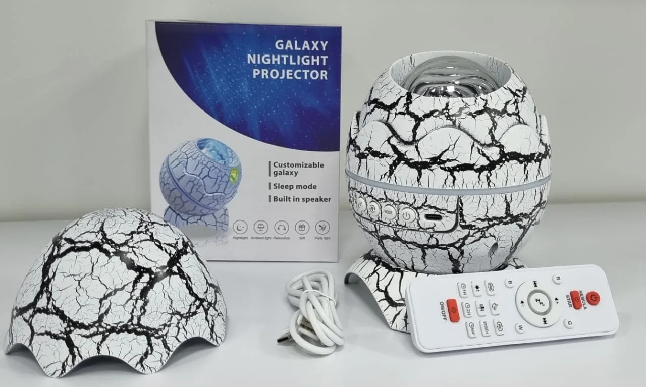 PROYECTOR PARLANTE HUEVO GALACTICO