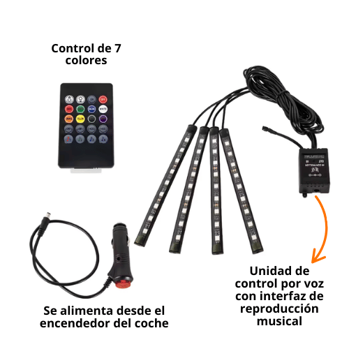 TIRA DE LUCES LED PARA AUTOS
