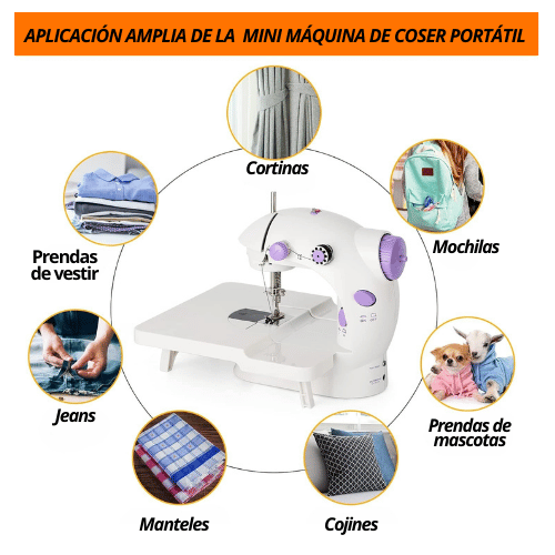 MINI MÁQUINA DE COSTURA PORTÁTIL
