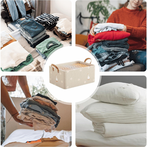 ORGANIZADOR DE ROPA PLEGABLE CON DISEÑO