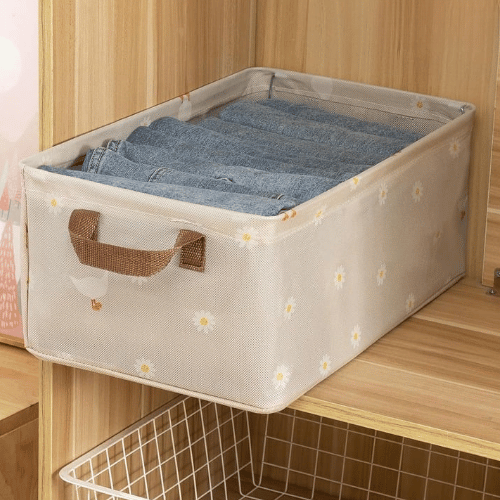 ORGANIZADOR DE ROPA PLEGABLE CON DISEÑO