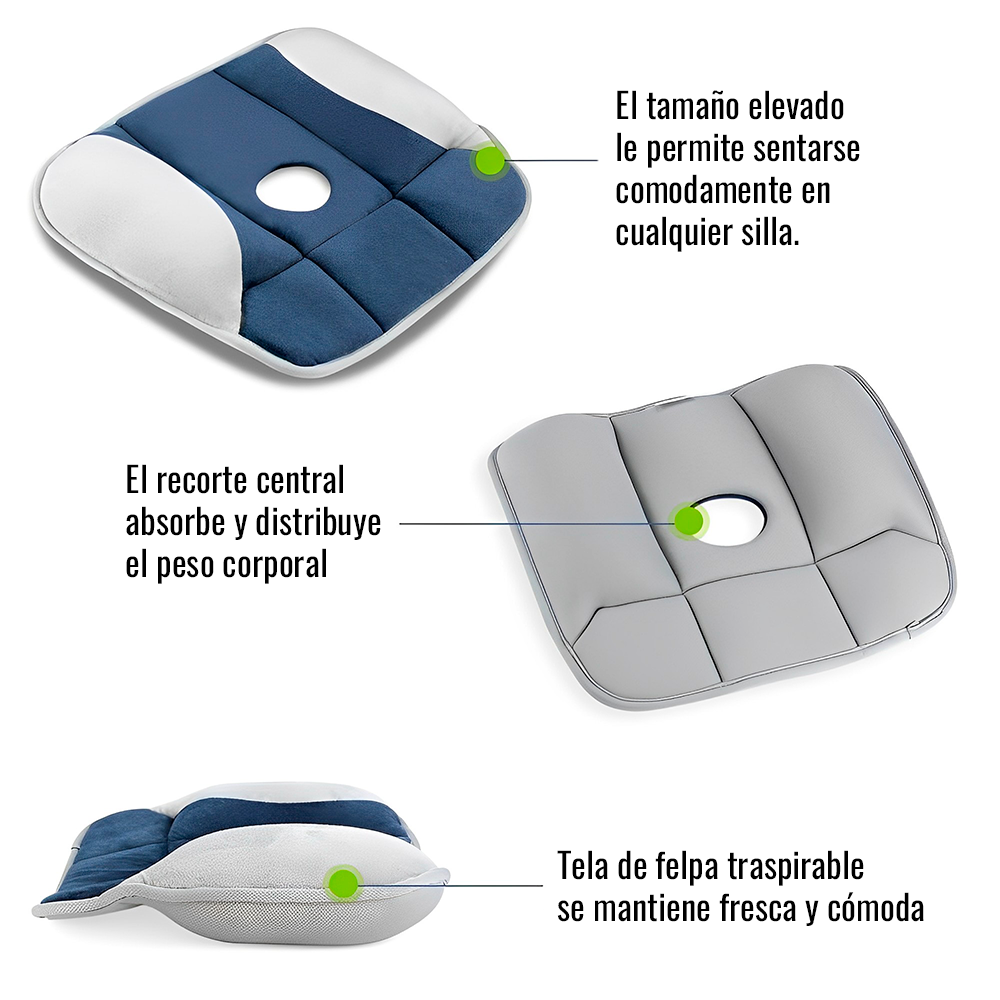 COJÍN DE ASIENTO PURE POSTURE