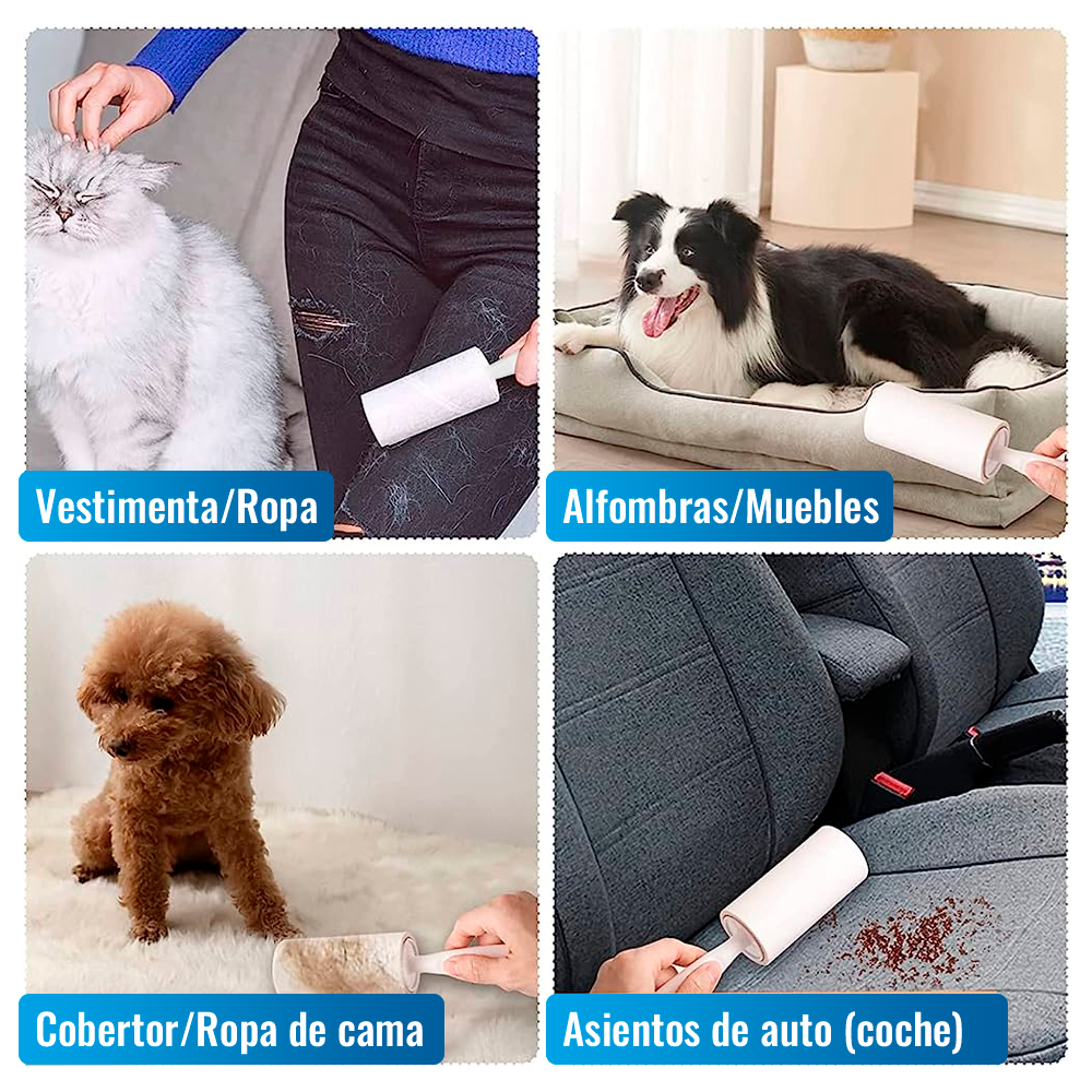 PACK 3 RODILLOS QUITA PELUSA