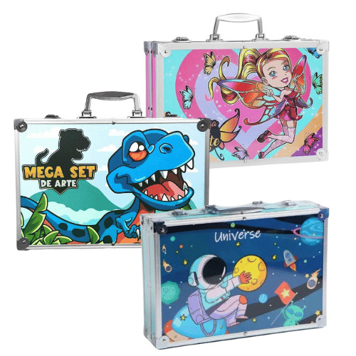 SET DE ARTE (145 piezas) MALETA DE ALUMINIO
