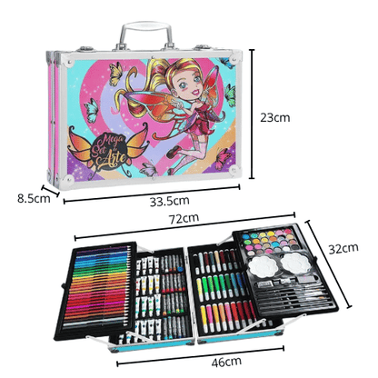 SET DE ARTE (145 piezas) MALETA DE ALUMINIO